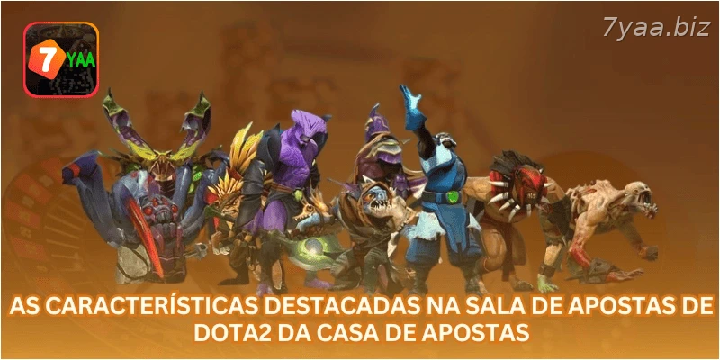 As características destacadas na sala de apostas de Dota2 da casa de apostas...