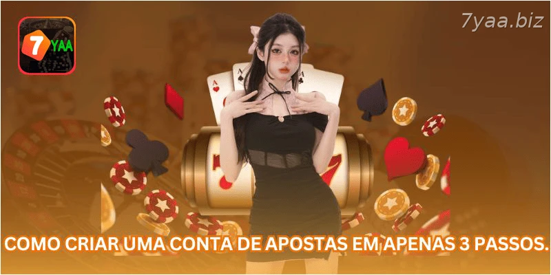 Como criar uma conta de apostas em apenas 3 passos.