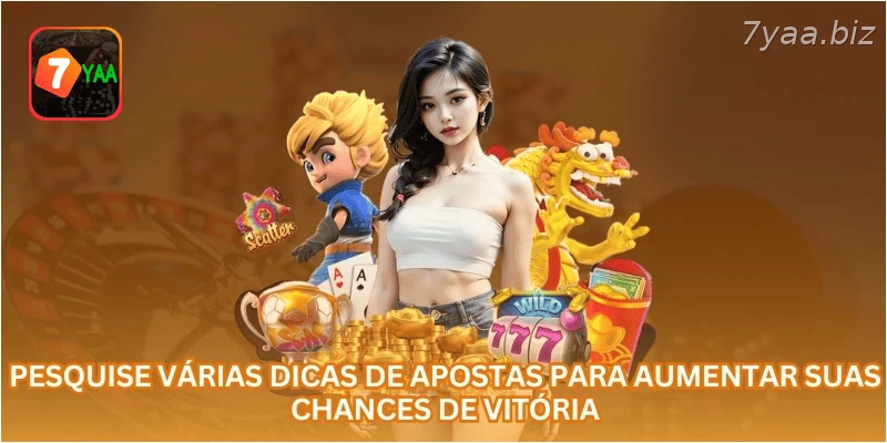 Pesquise várias dicas de apostas para aumentar suas chances de vitória.