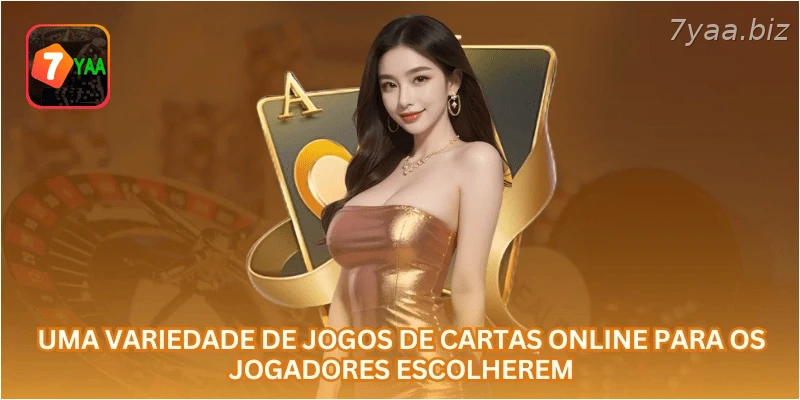 Uma variedade de jogos de cartas online para os jogadores escolherem.
